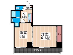 ベラ福本の物件間取画像